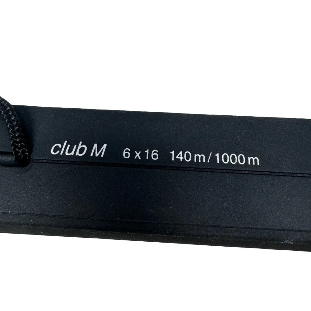 Eschenbach Club M 6x16 Monocular German Compact Pocket Scope Black with Case